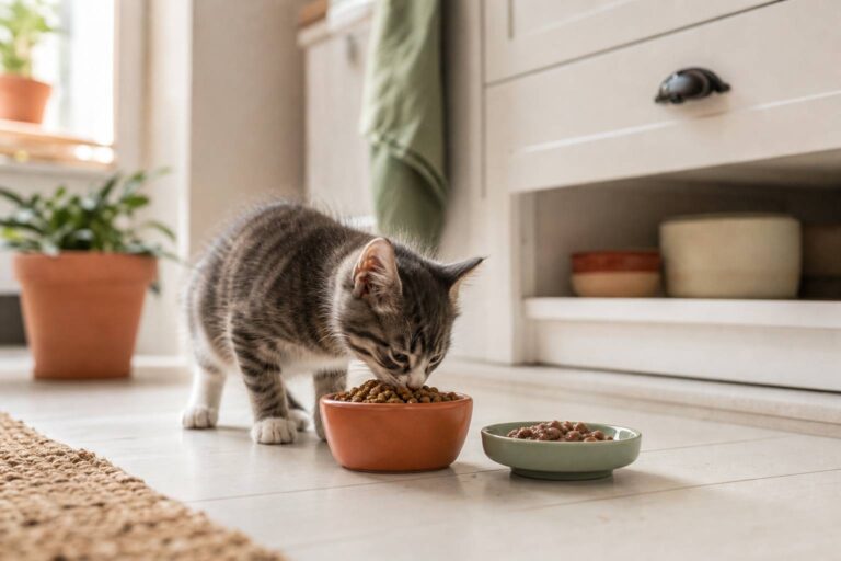 Alimentation chaton : les besoins de 2 à 12 mois