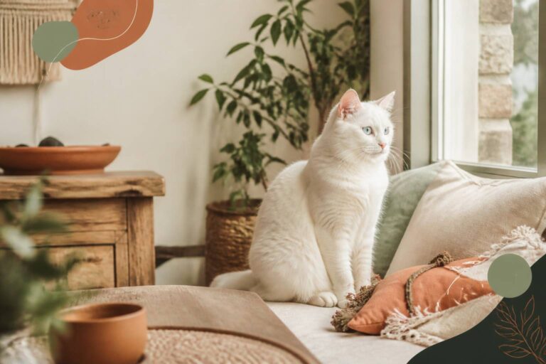 Chats blancs aux yeux bleus : races et risque de surdité