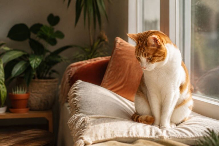 Chat triste : les signes de déprime et comment l&rsquo;aider