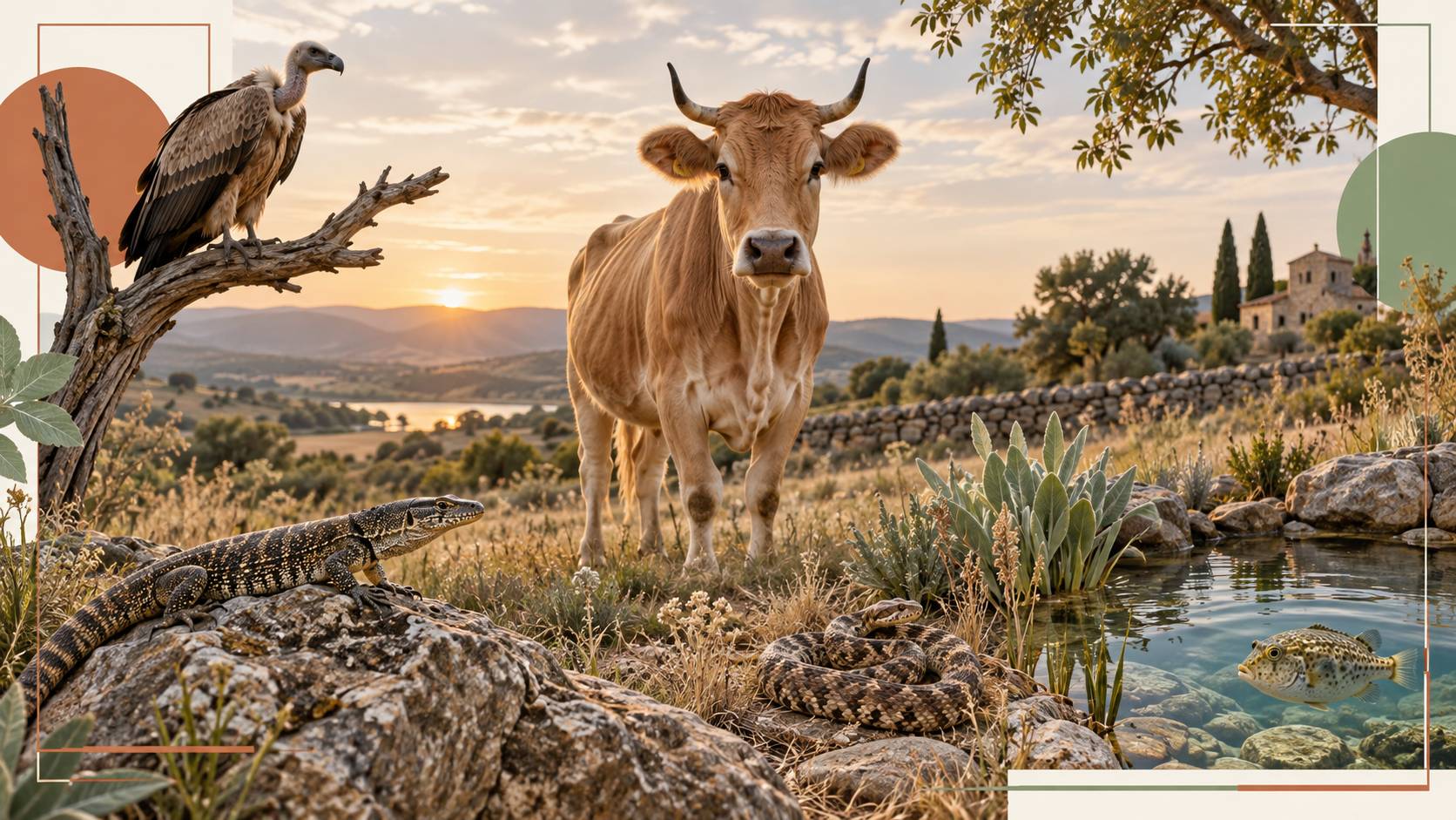 Illustration éditoriale du sujet : Animal en V : la liste complète des espèces commençant par V