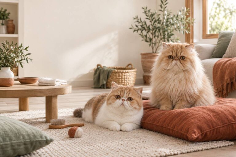 Chat à tête plate : races concernées et signes à surveiller
