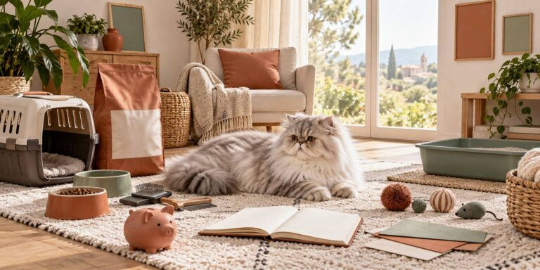 Chat persan : prix d&rsquo;achat et budget annuel réel en 2026