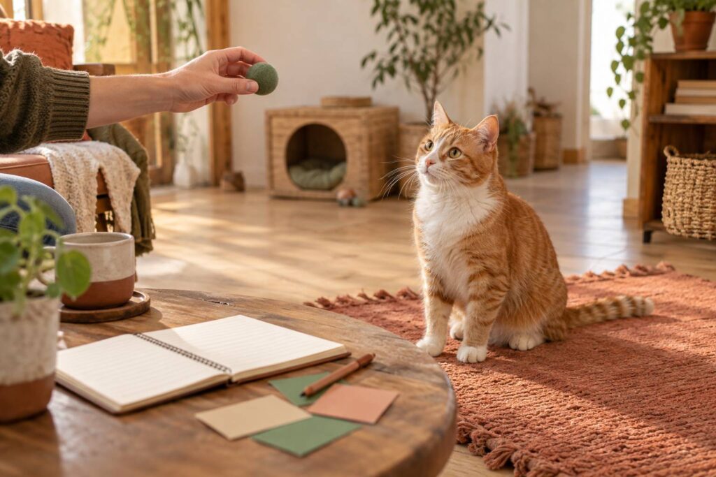 Illustration éditoriale du sujet : Prénom de chat mâle : 150 idées originales classées par style